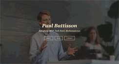 Desktop Screenshot of paulbattisson.com