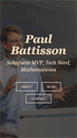 Mobile Screenshot of paulbattisson.com